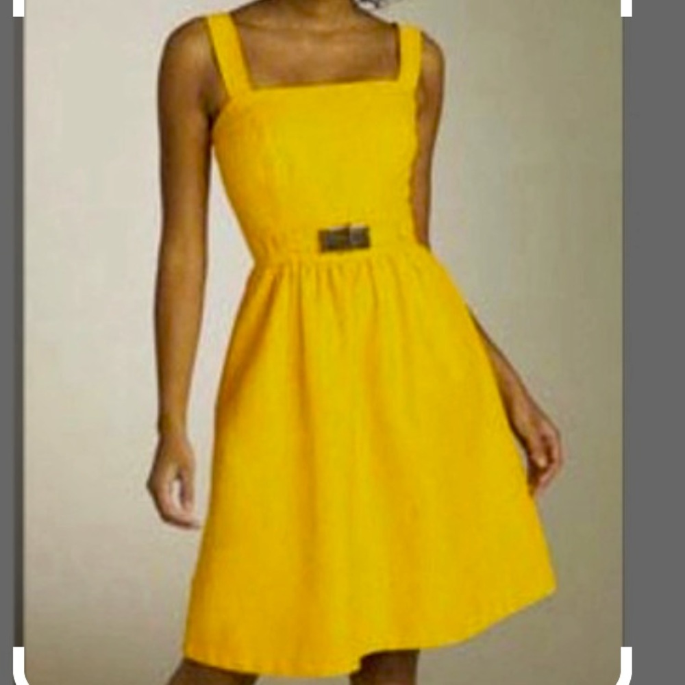 Shoshanna Sunny Yellow Mini Dress